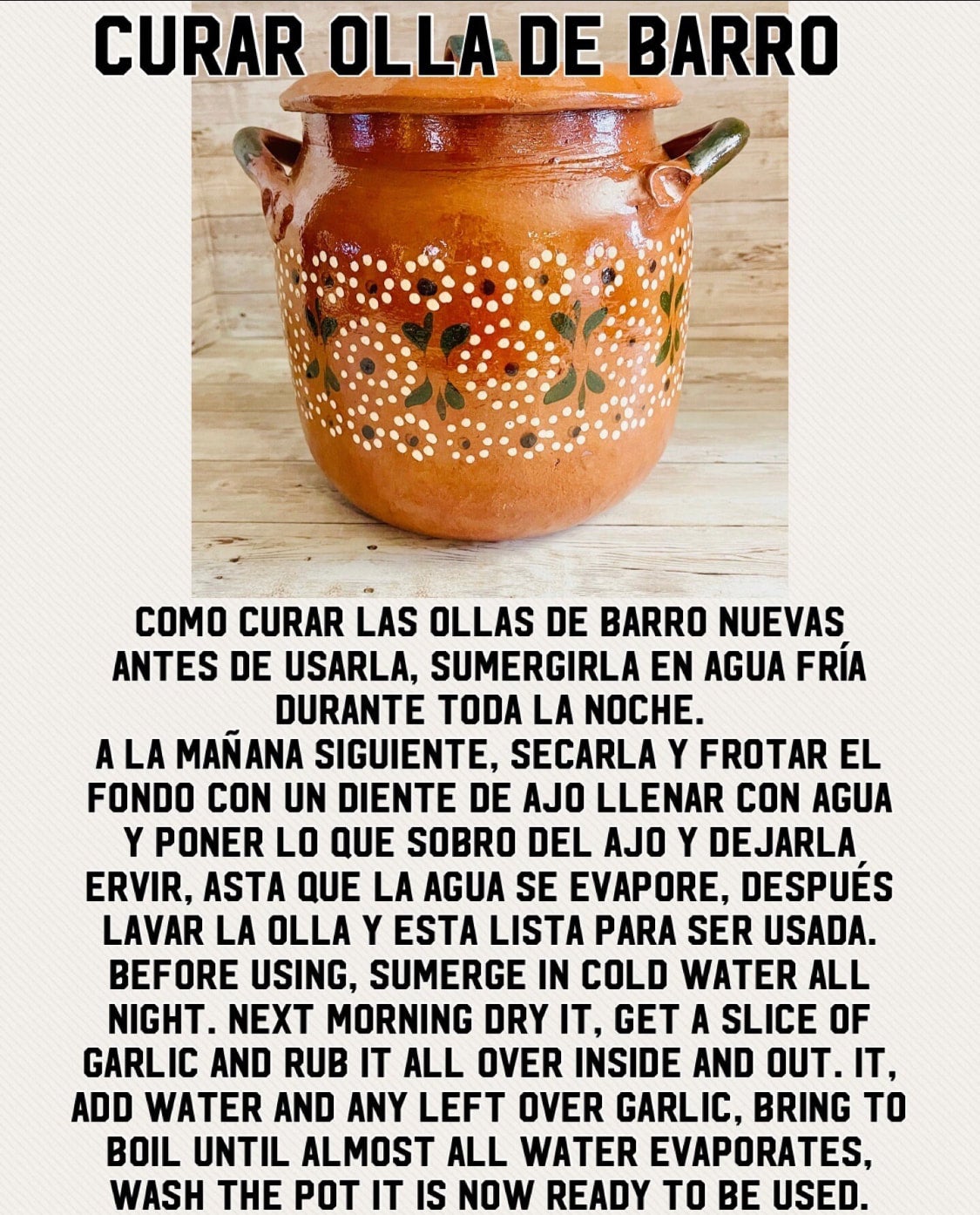Receta Cocinar Olla Barro Olla De Barro
